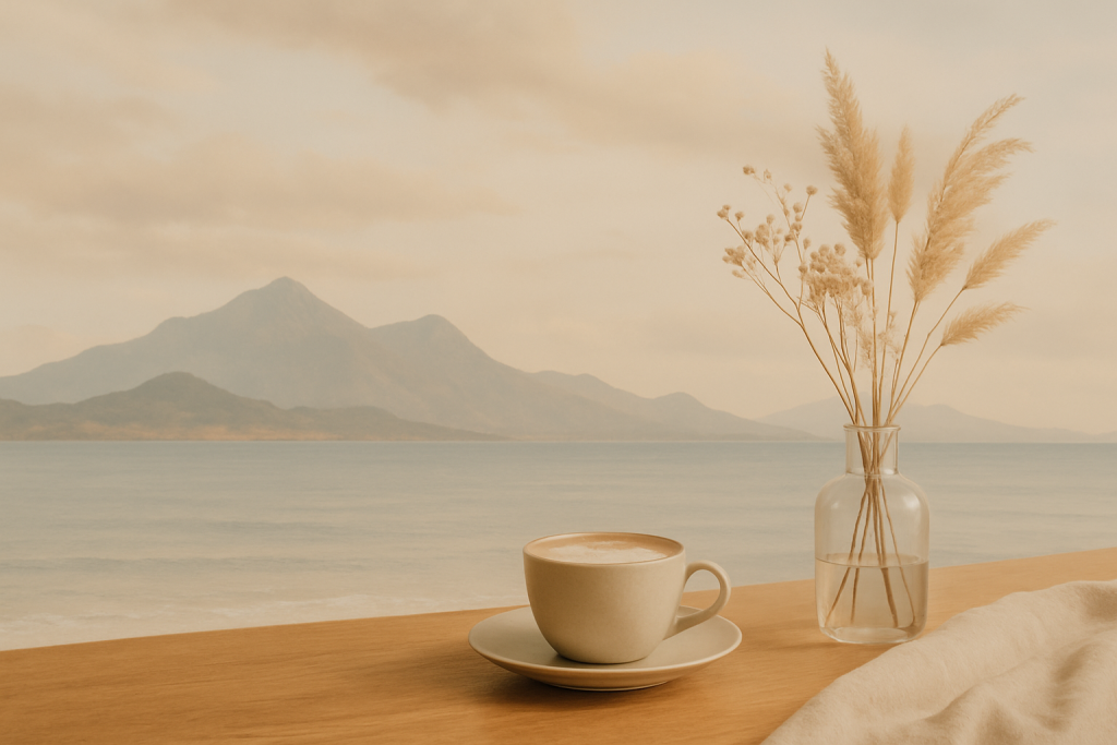 A cosy place, dry flowers, calming herbal infusion ..ways to make a bad day better