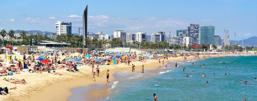 Bogatell beach-local-favourite